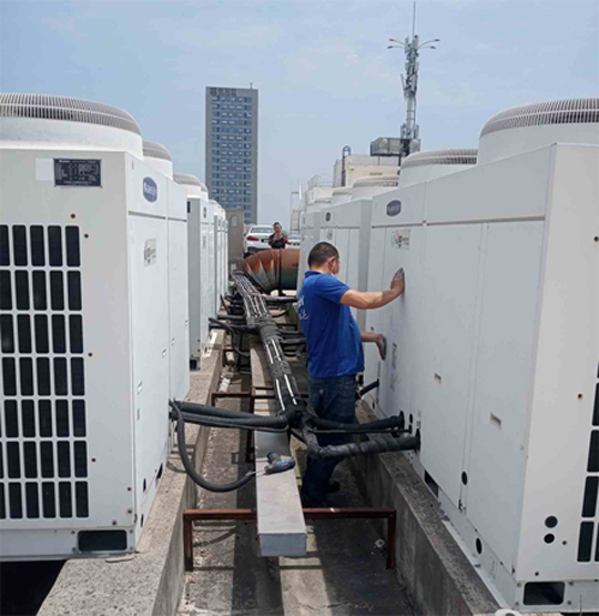 镇赉中央空调制热和不制冷系统维修方法